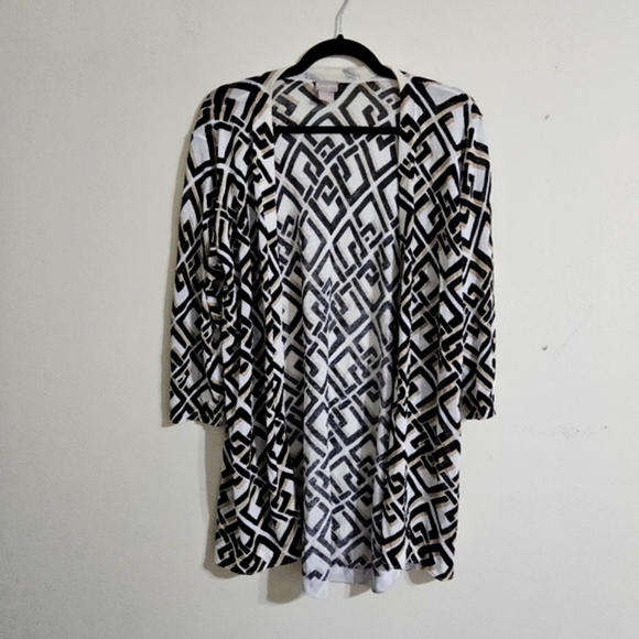 Chico's Geometric Cardigan - Picture 1 of 9